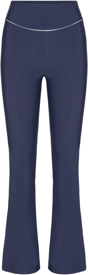 Peak high-waist flared brushed leggings - Ocean