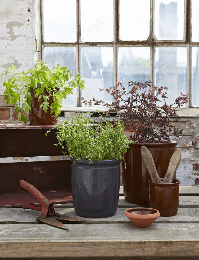 Knabstrup syltkruka 4 l. terracotta