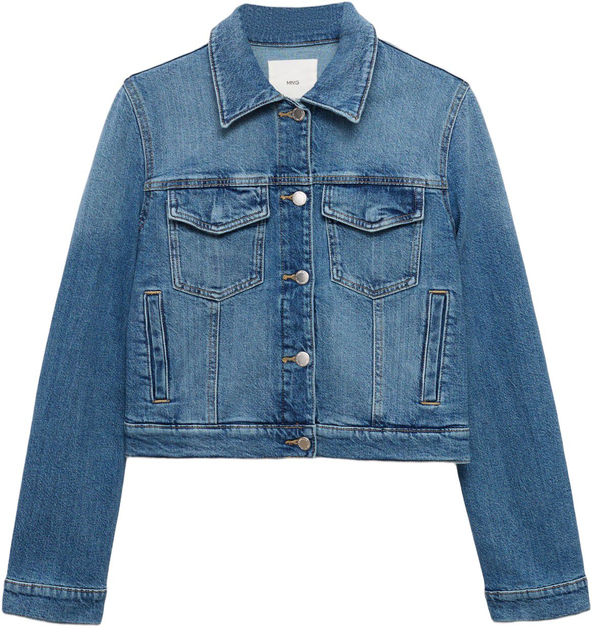 Crop denim jacket