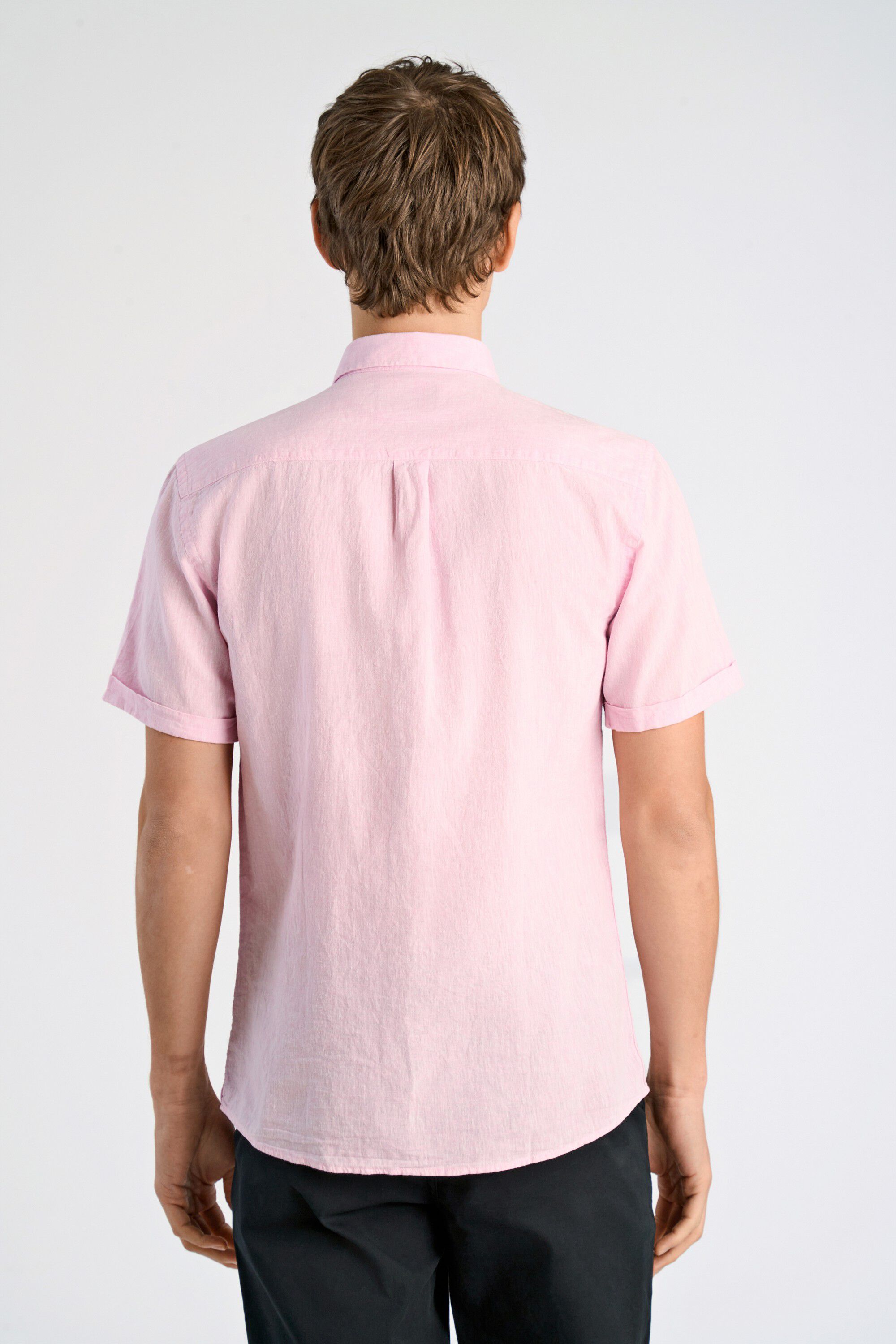 Cotton/linen shirt S/S