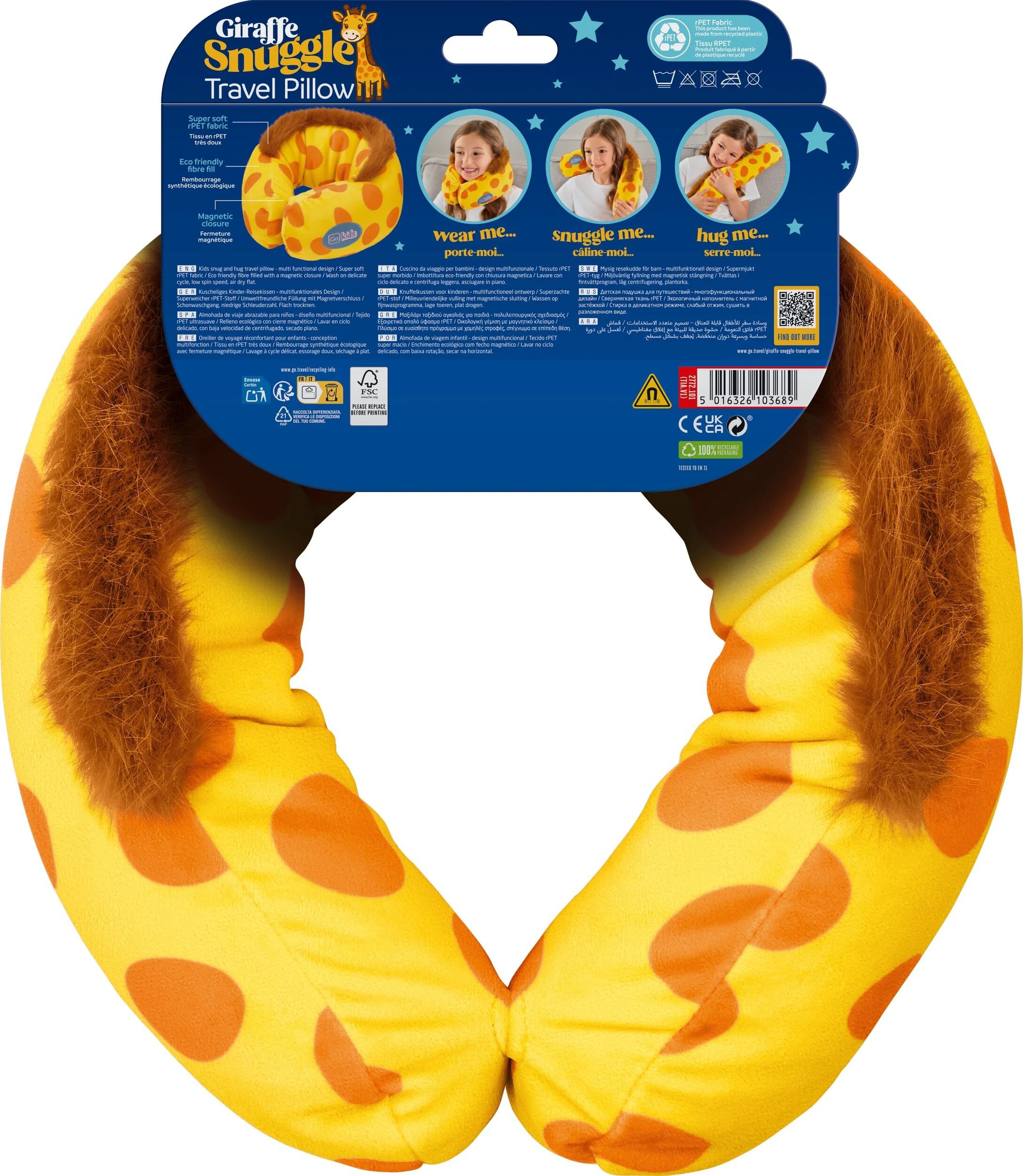 Giraffe Snuggle Travel Pillow