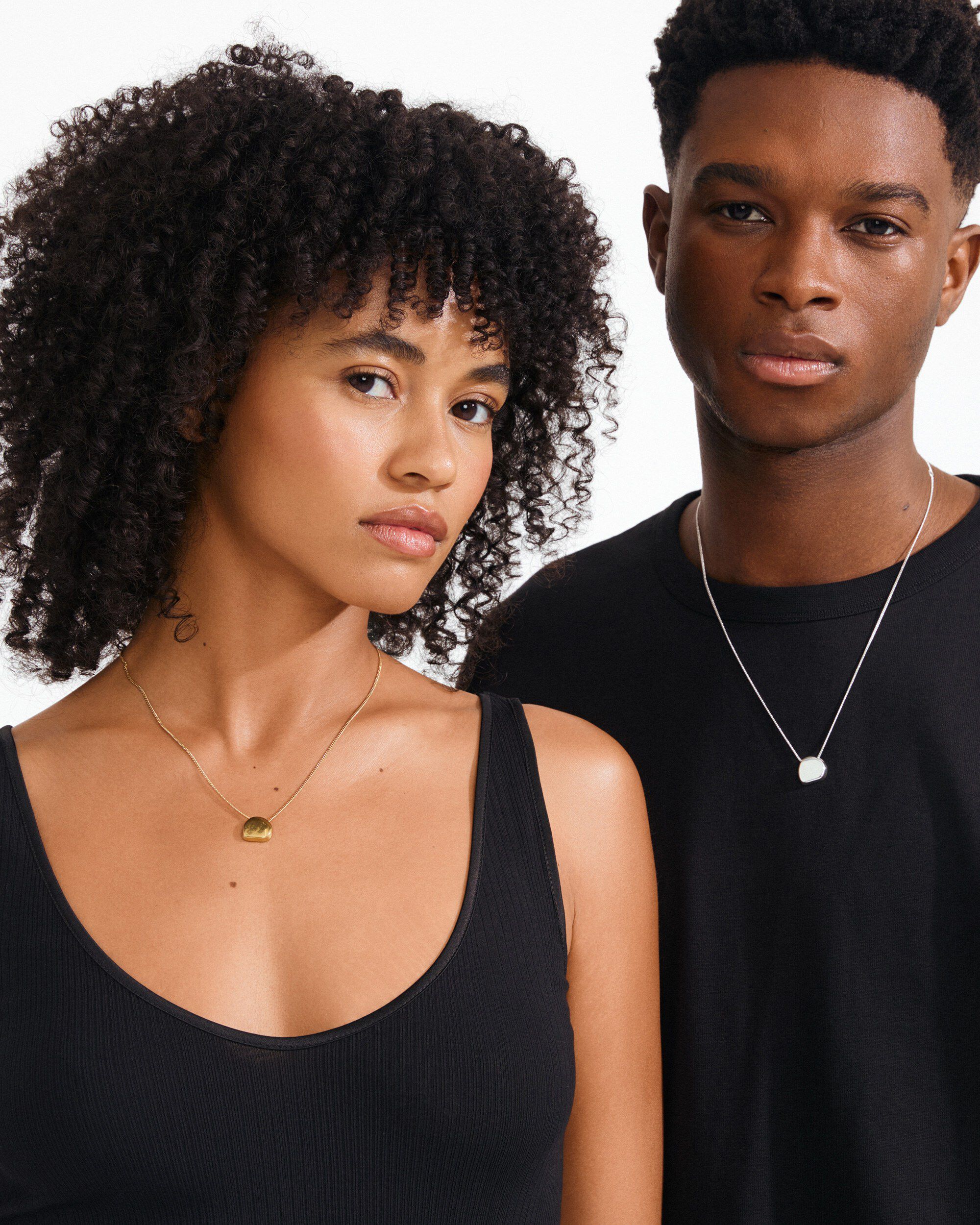 PRESENCE coin necklace silver-plated