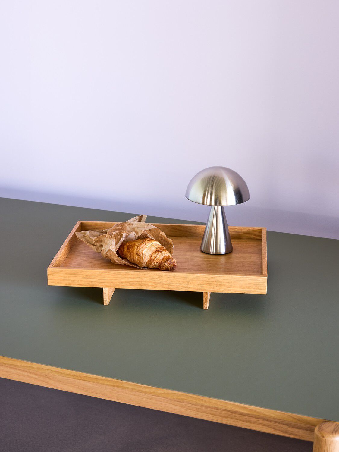 Mush Portable Lamp Nickel