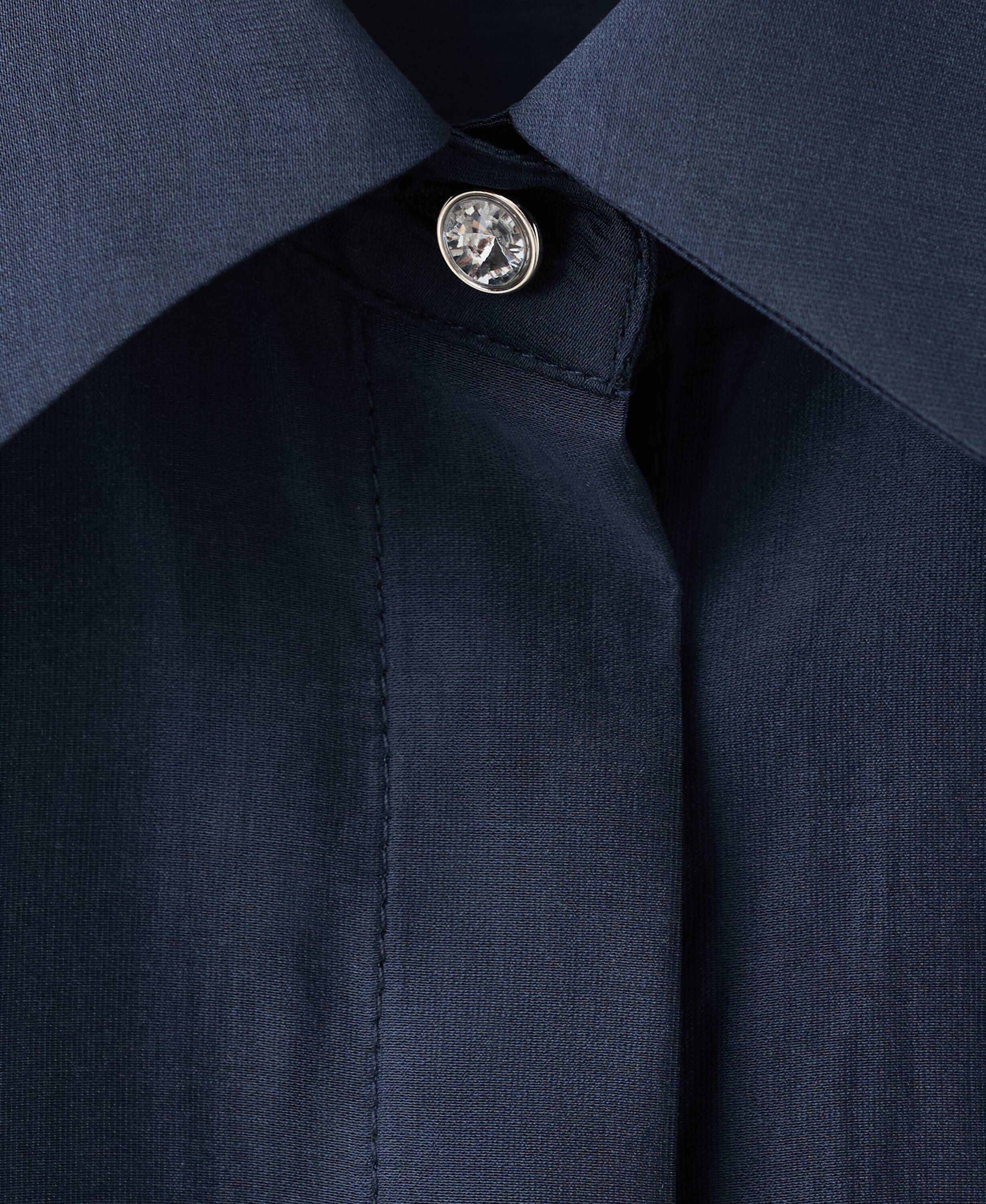 Lyocell shirt with rhinestones