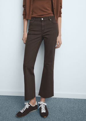 Sienna flared cropped jeans