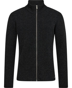 M. Lambswool Rib Cardigan