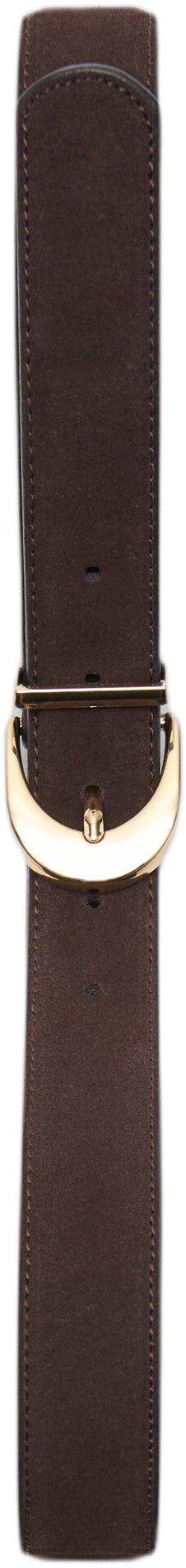 Oval buckle belt