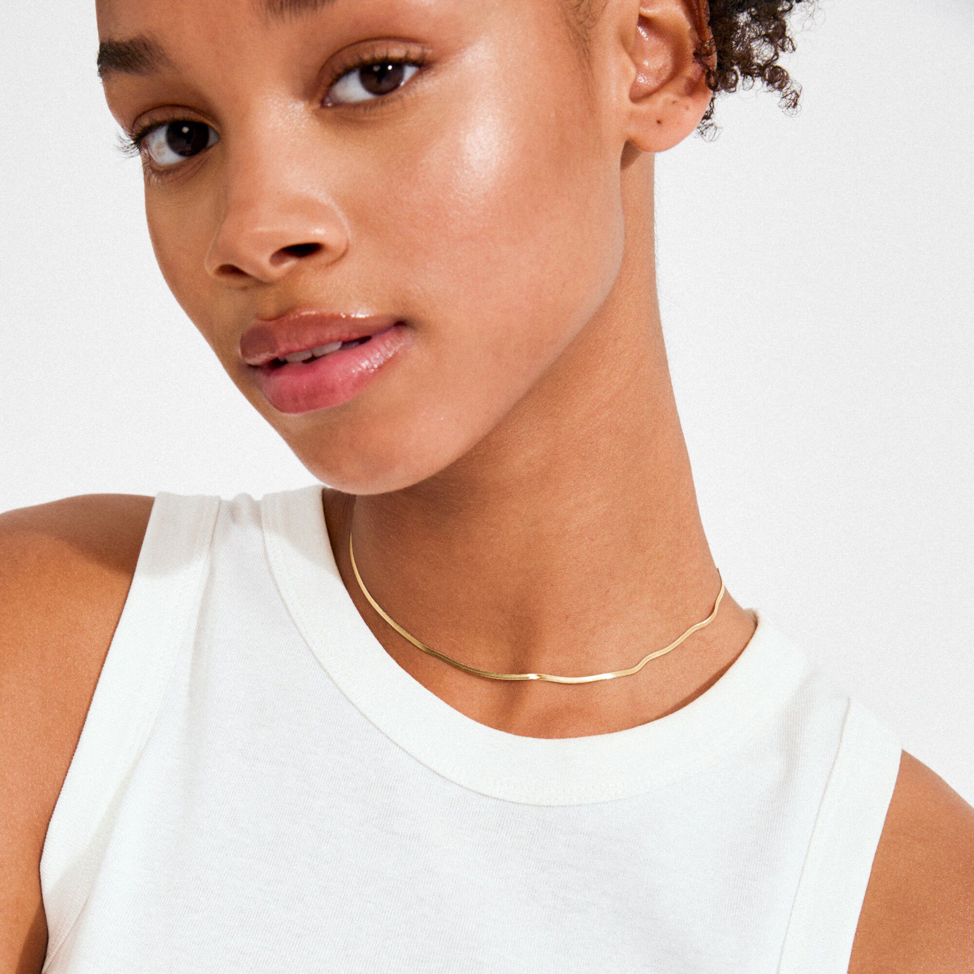 NIKITA halsk&aelig;de guldbelagt