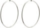 APRIL recycled medium hoop øreringe sølvbelagt