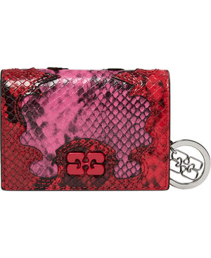 Bou Card Holder With Flap Snake