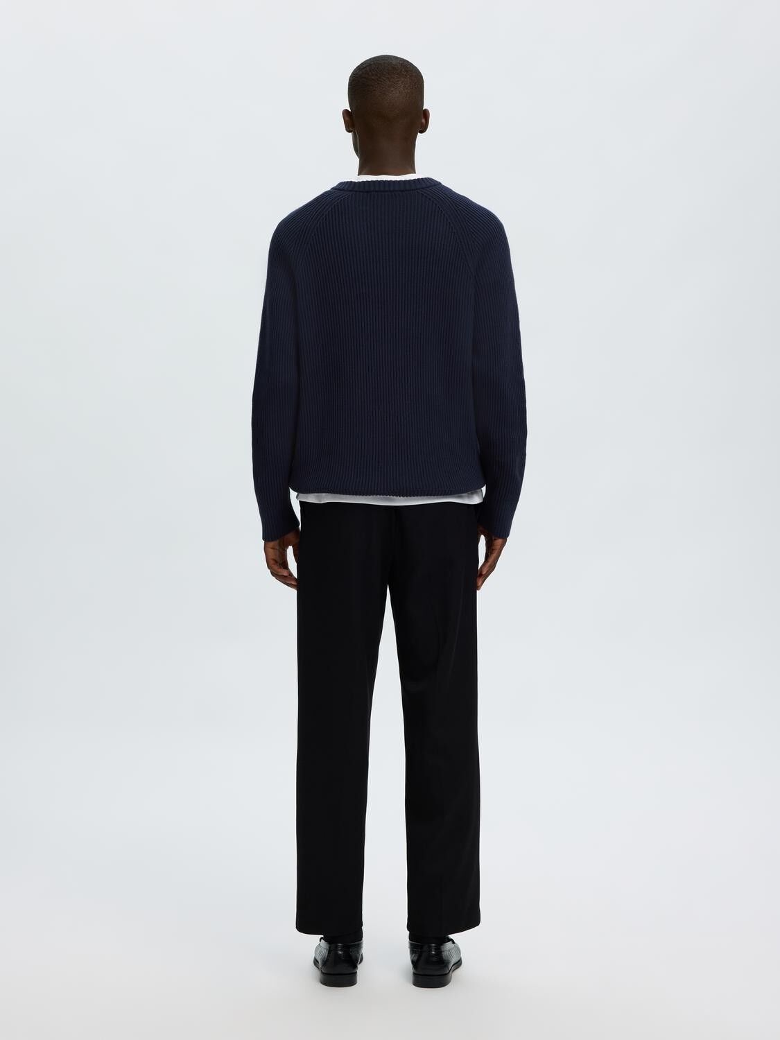 Slmbraun Knit Rlx Rib Crew Neck Noos