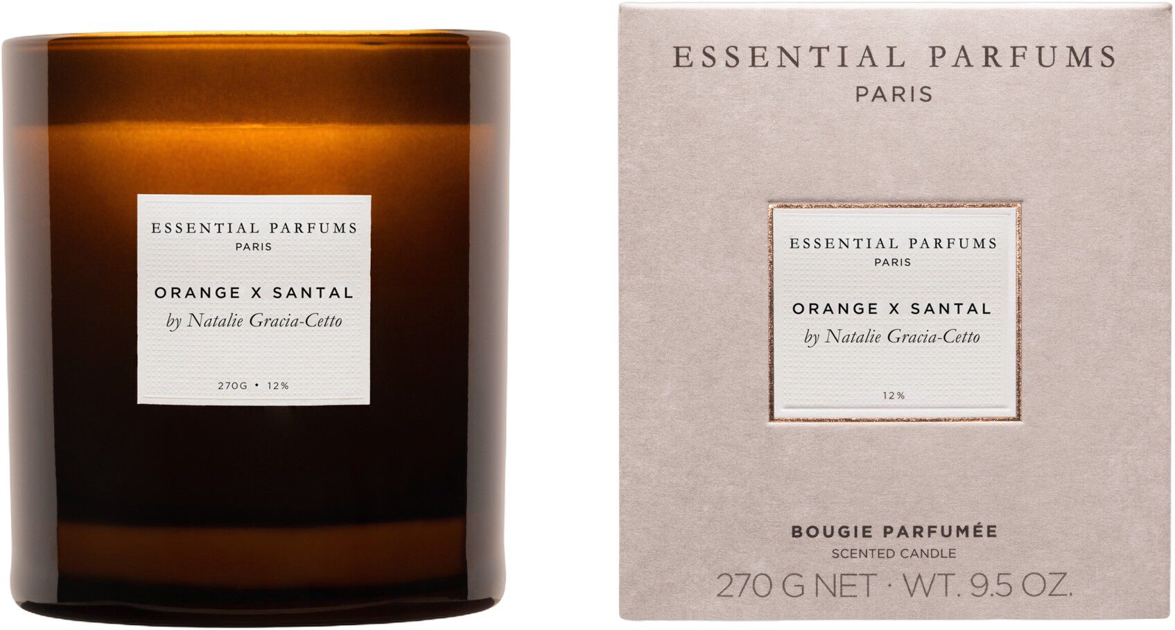 Orange X Santal By Nathalie Gracia - Cetto Candle 270g