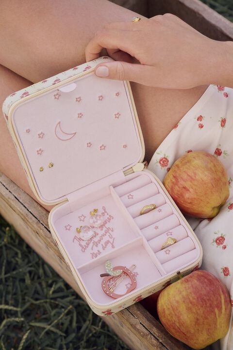 Jewelry Clutch Roses and Shells