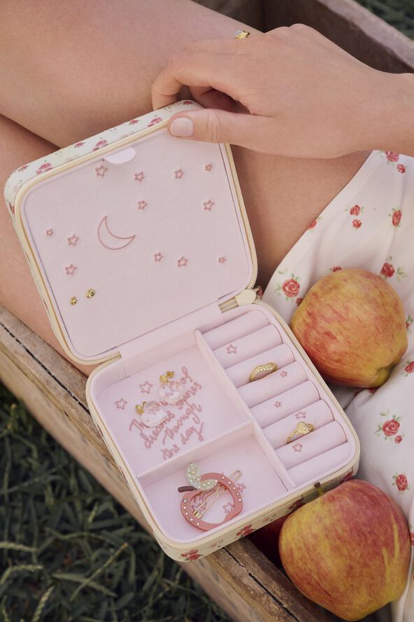 Jewelry Clutch Roses and Shells