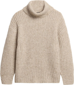 BRUSHED RIB SLOUCH NK JUMPER