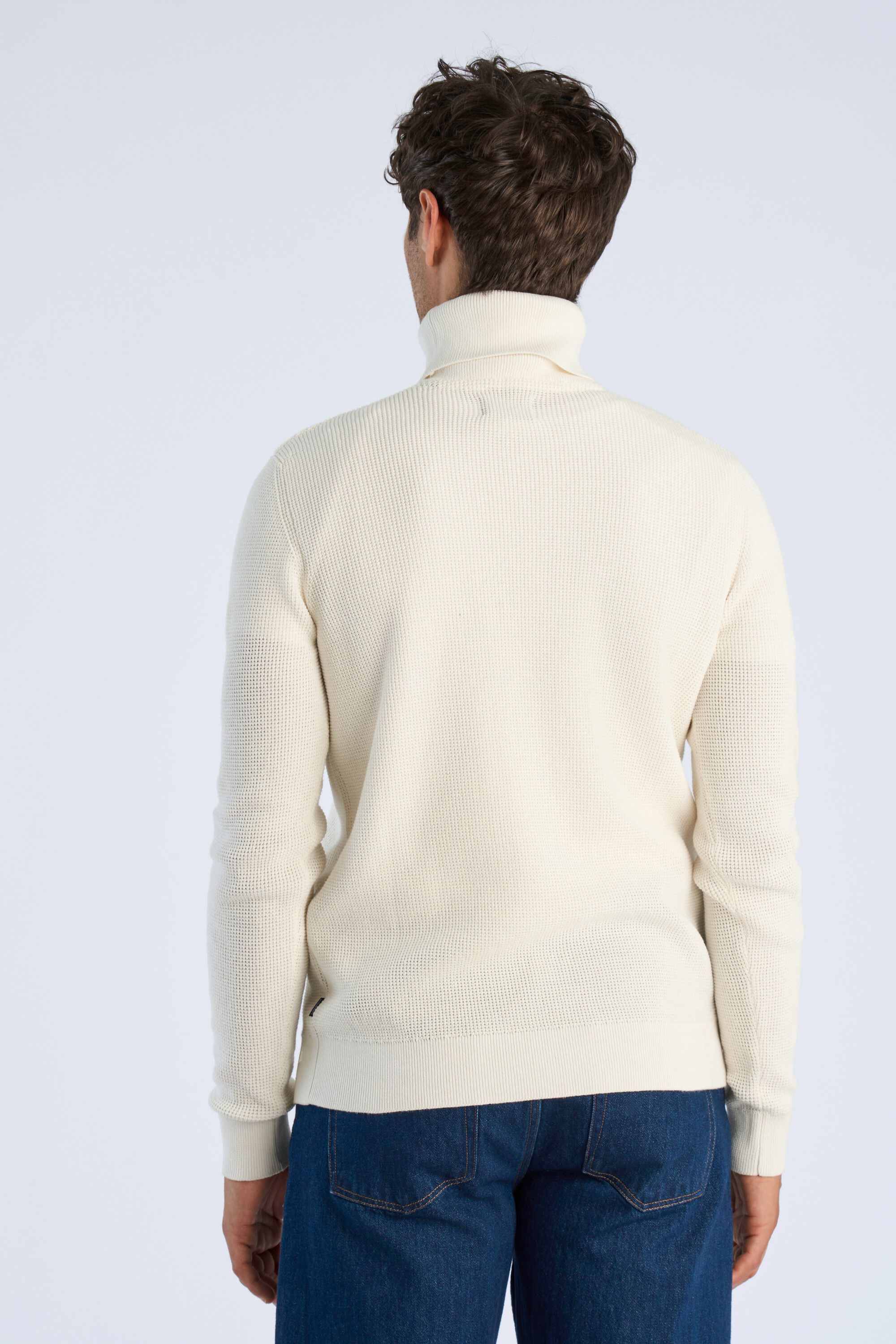 Recycled roll neck knit L/S