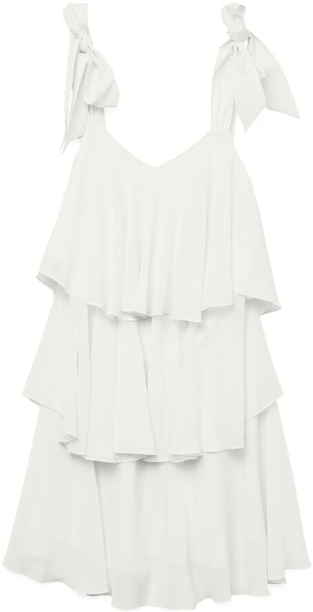 Vmfelicia Tiestrap Ruffle Short Dress Ex