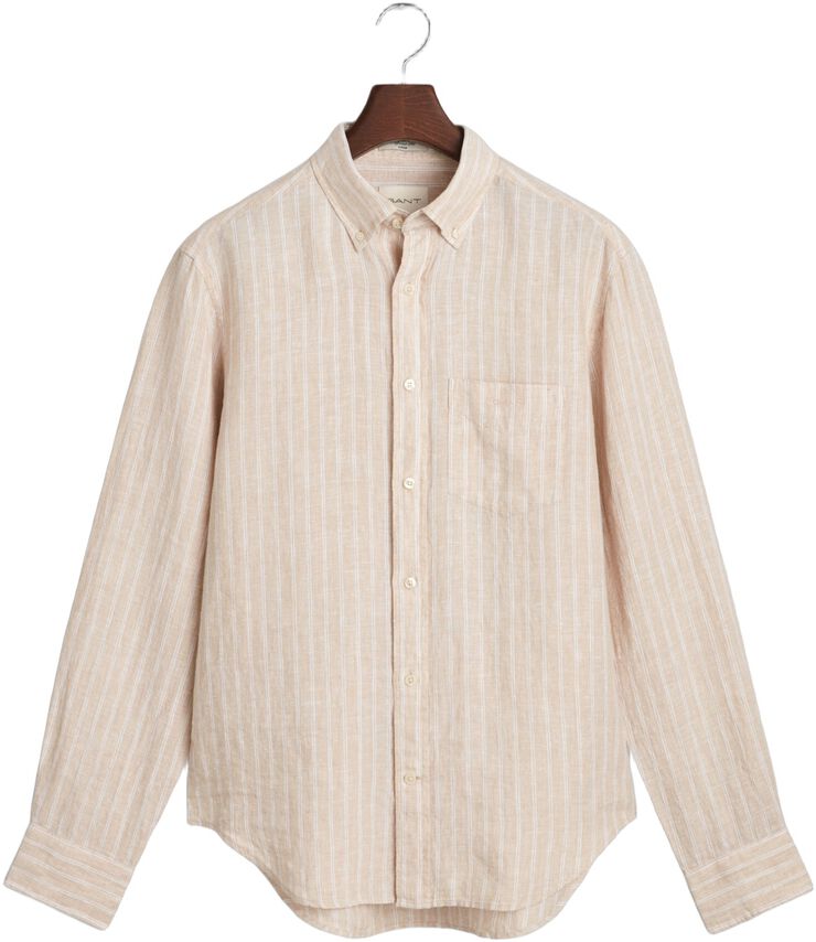REG LINEN STRIPE SHIRT