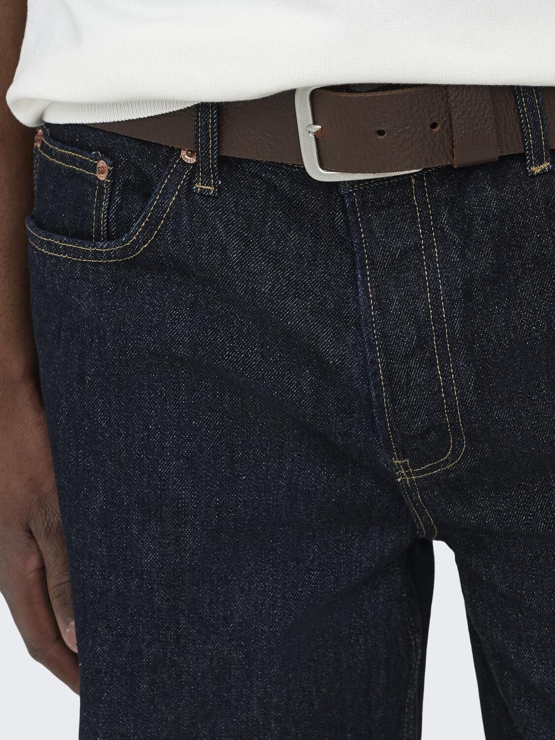 ONSEDGE RINSE 6496 AZG DNM SHORTS N