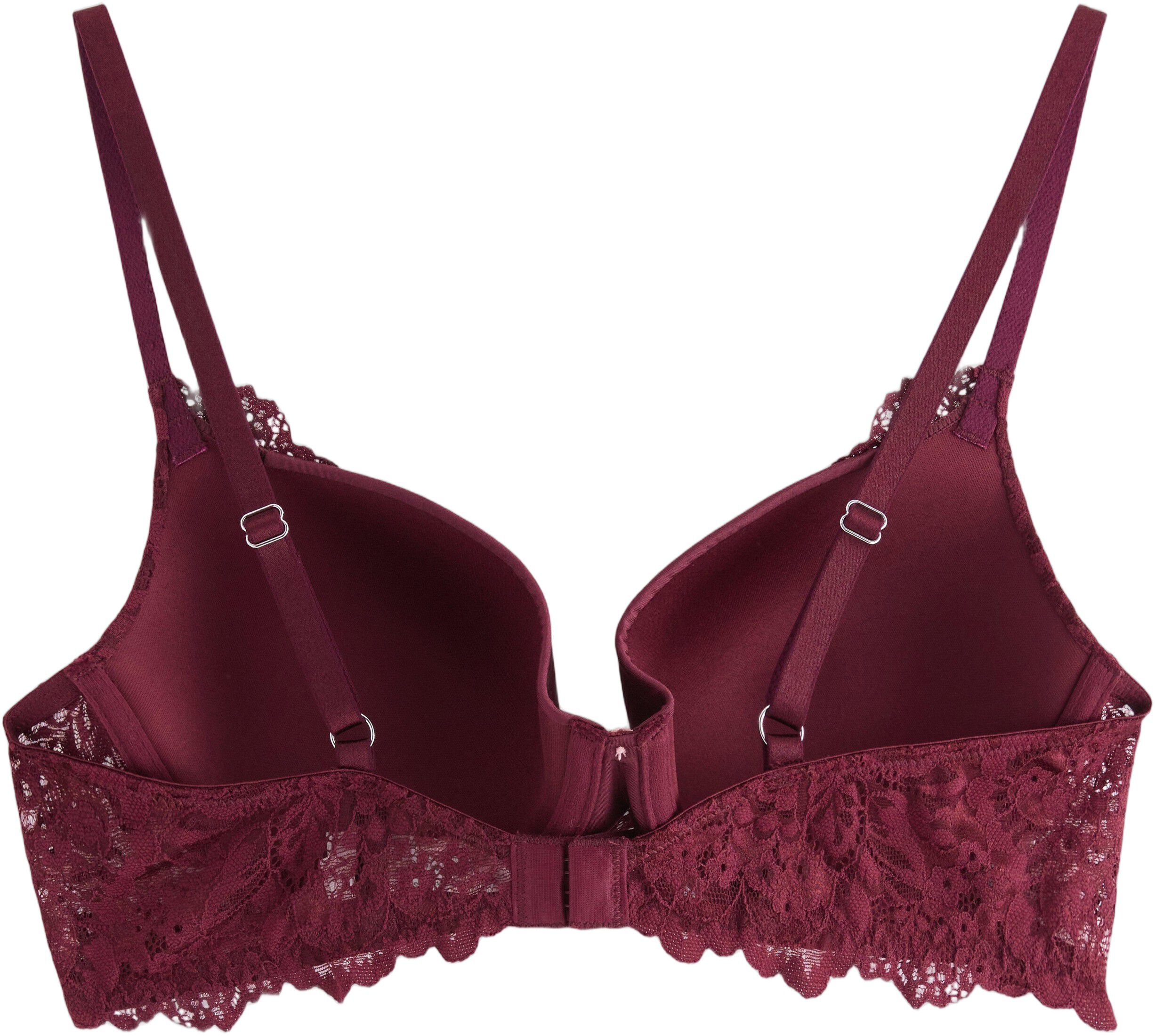 T-shirt-bh med blonde og mesh.