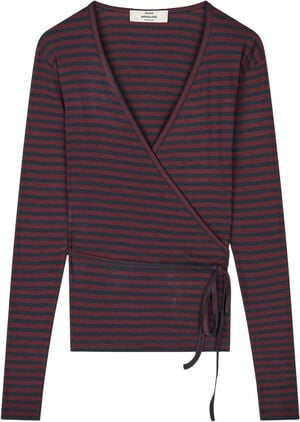 2x2 Cotton Stripe Susi LS Top