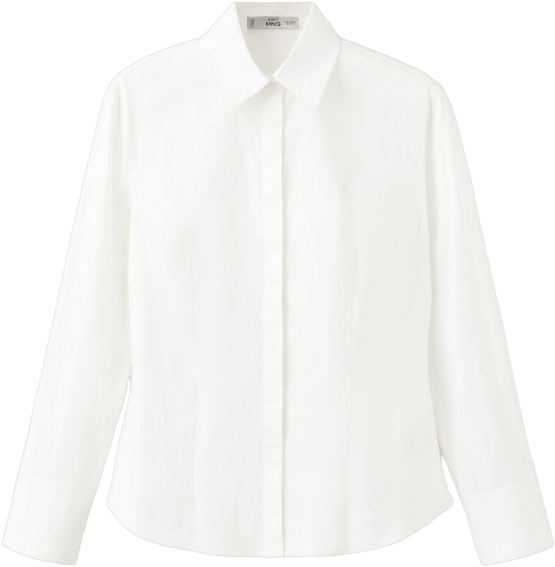 Slim-fit poplin shirt