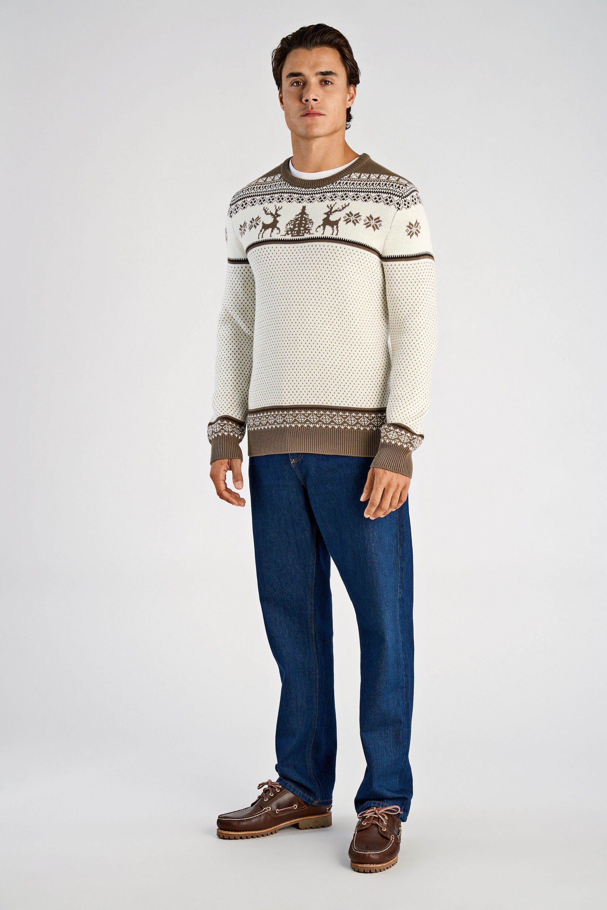 Holiday roll-neck knit