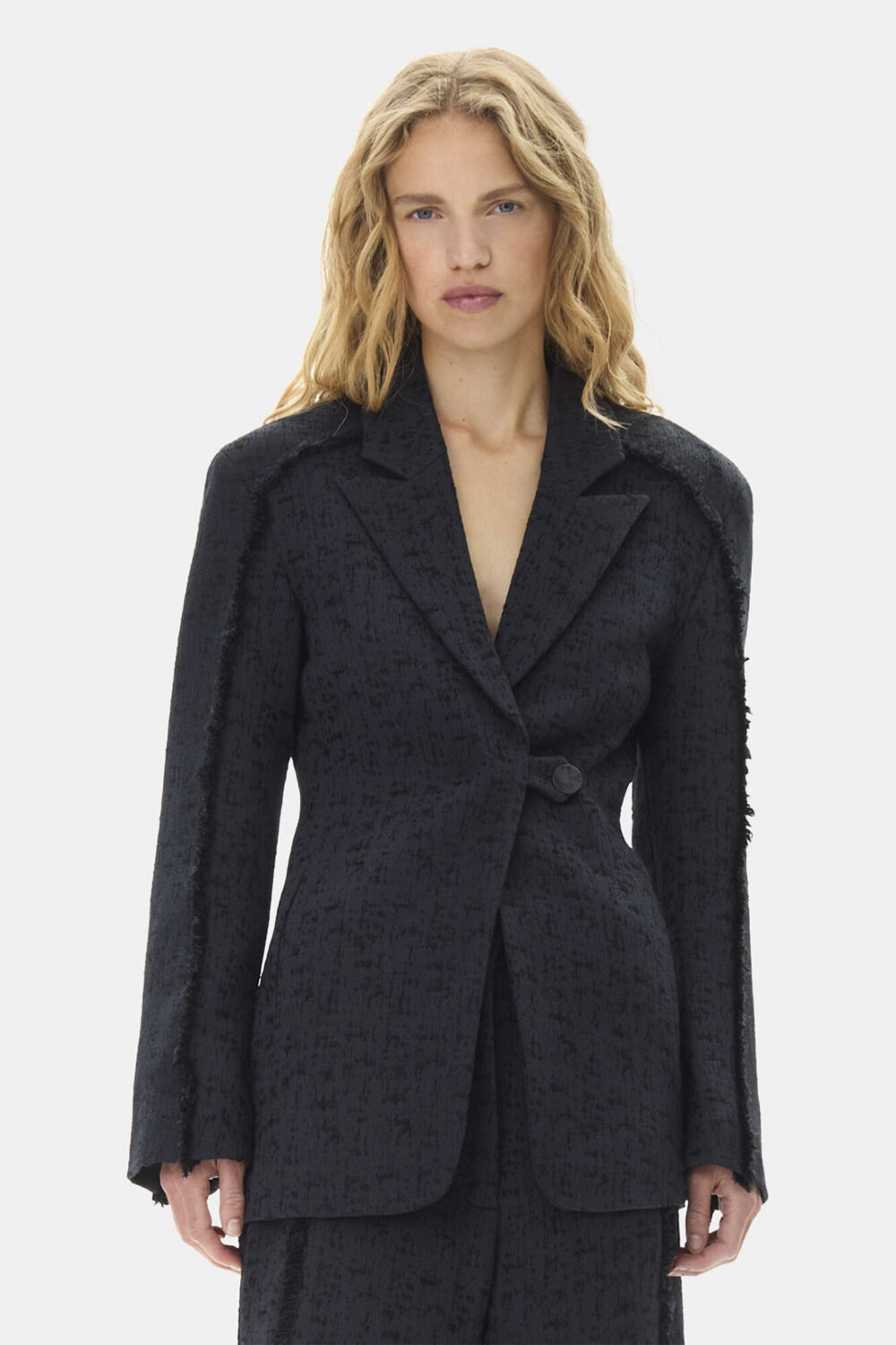 Boucle Suiting Blazer