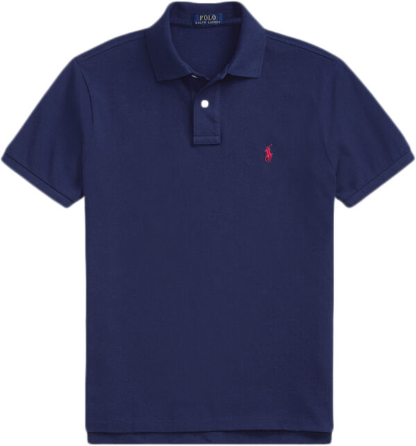 Custom Slim Fit Mesh Polo Shirt