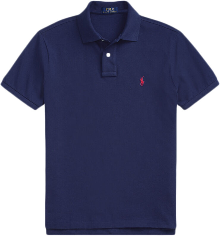 Custom Slim Fit Mesh Polo Shirt