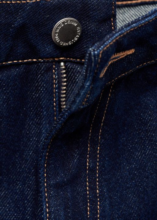 High-rise wideleg jeans rinse wash