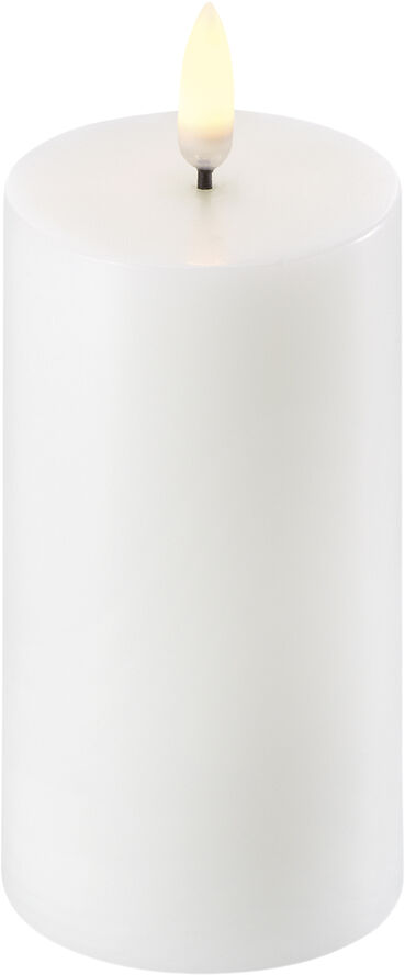 UYUNI Lighting - LED Pillar Candle - Nordic White - 5,8 x 10 cm