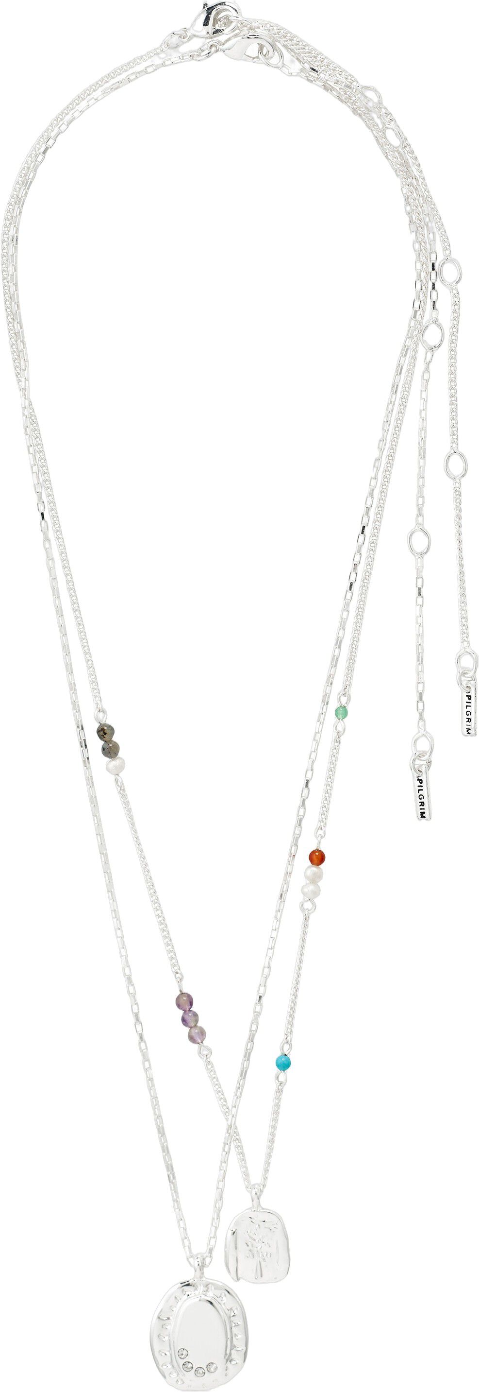 HERE necklace silver-plated