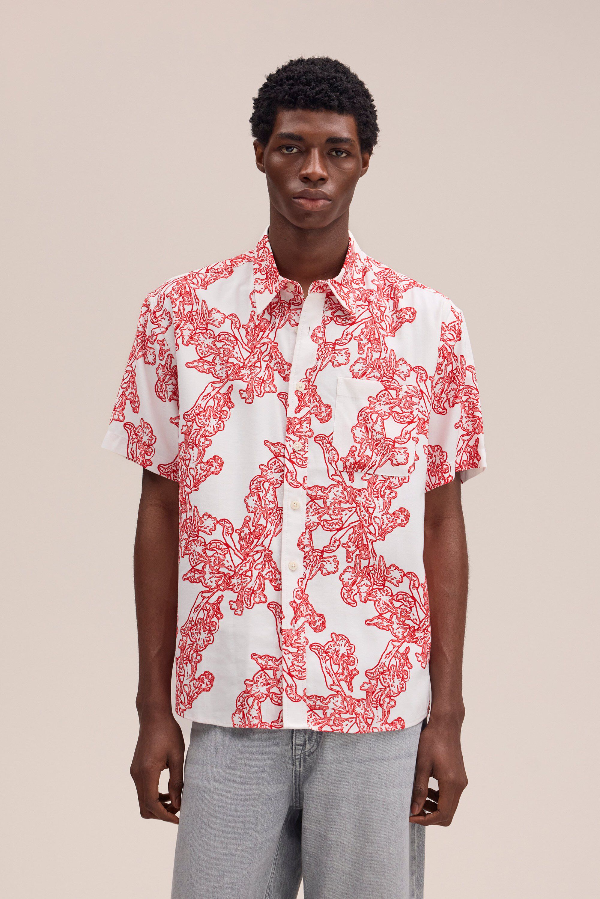Deon SS Print Shirt