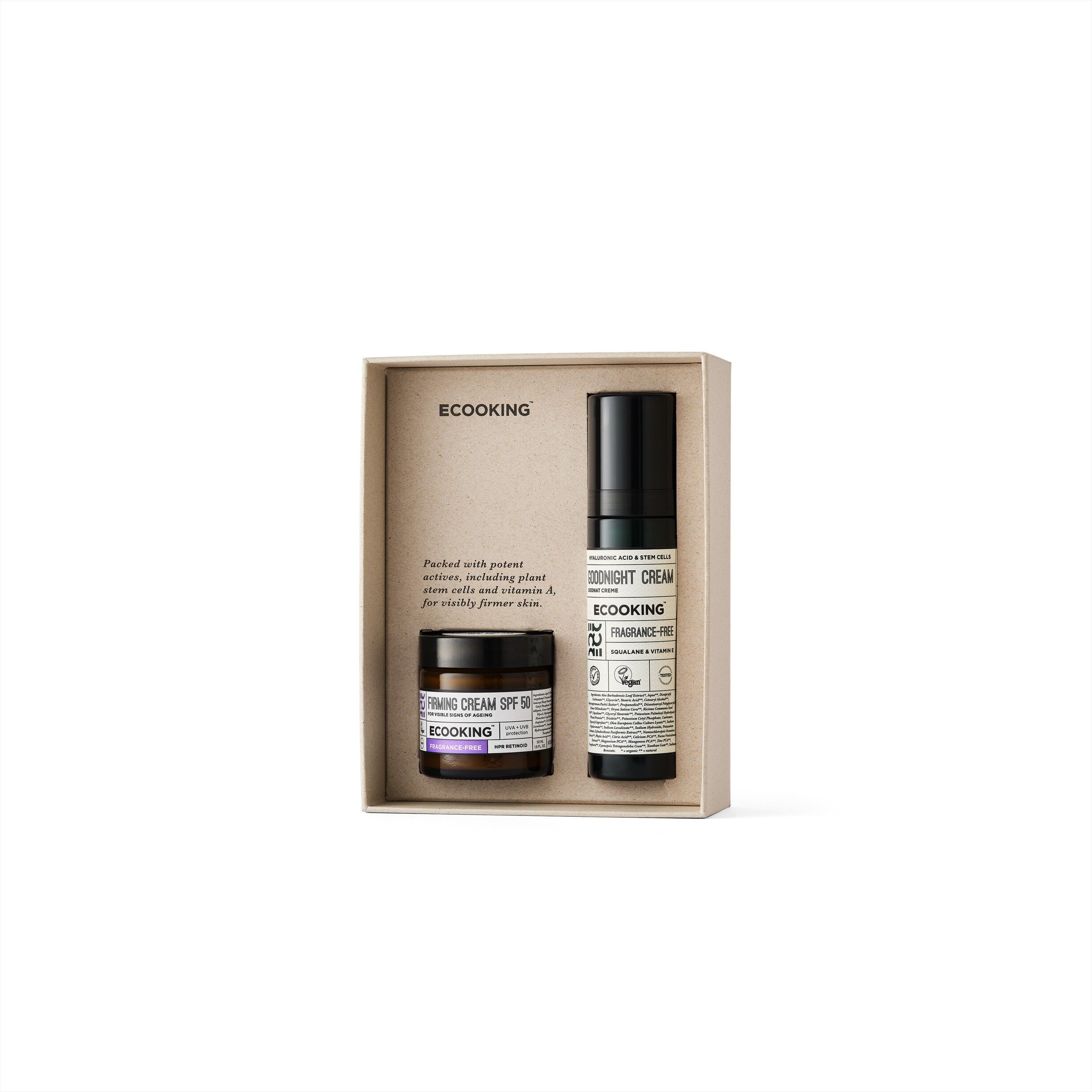 The Firming Duo - SPF 50 Day Cream & Night Cream - Fragrance Free - Bo