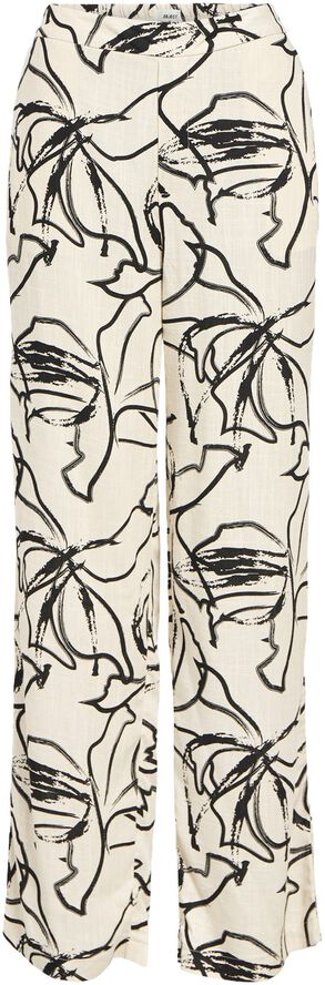 OBJSANNE ALINE WIDE PANT AOP NOOS