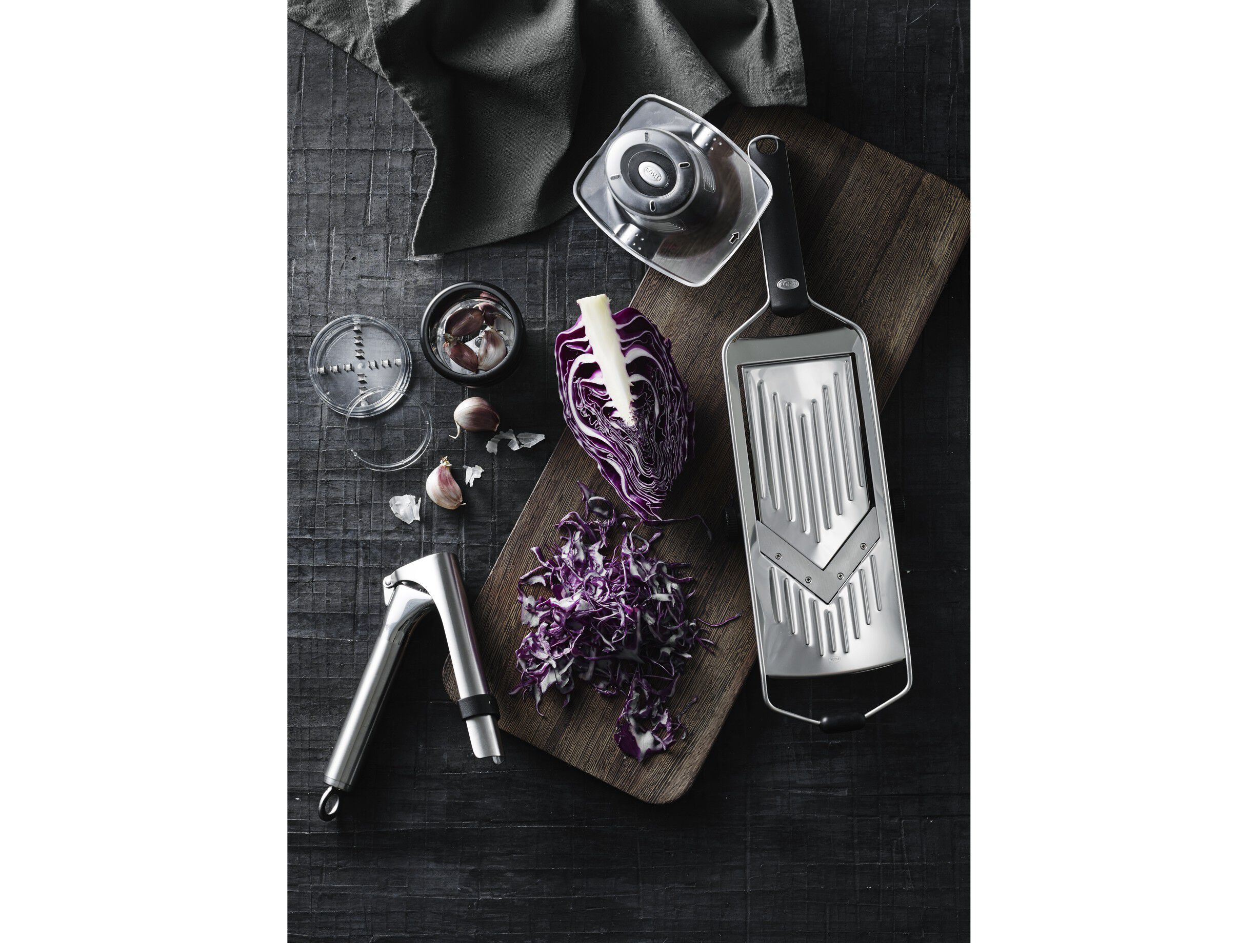 Mandolinj&auml;rn V-sk&auml;r 46 x 13 cm St&aring;l