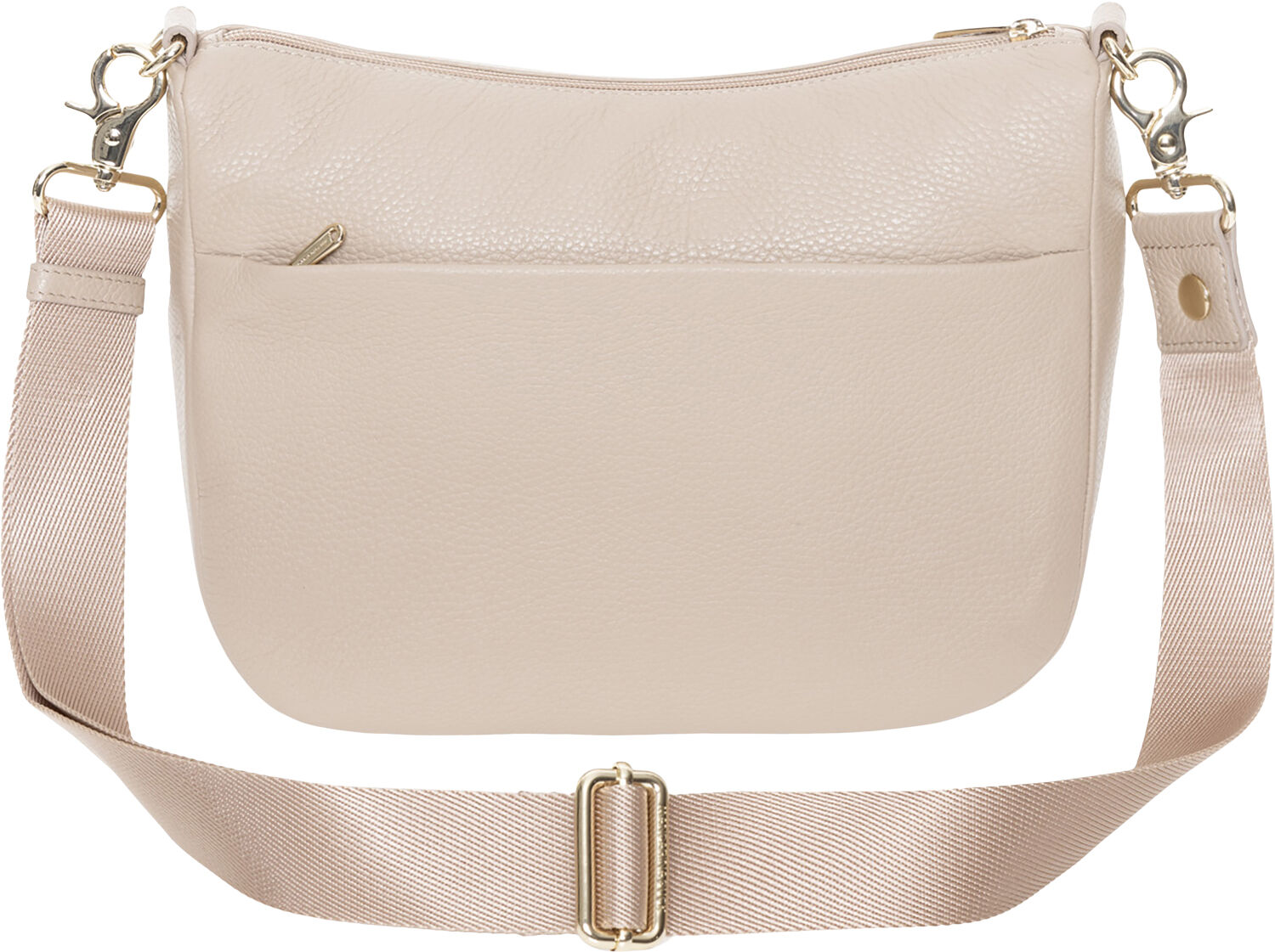 MELLOW LEATHER HOBO / WARM TAUPE