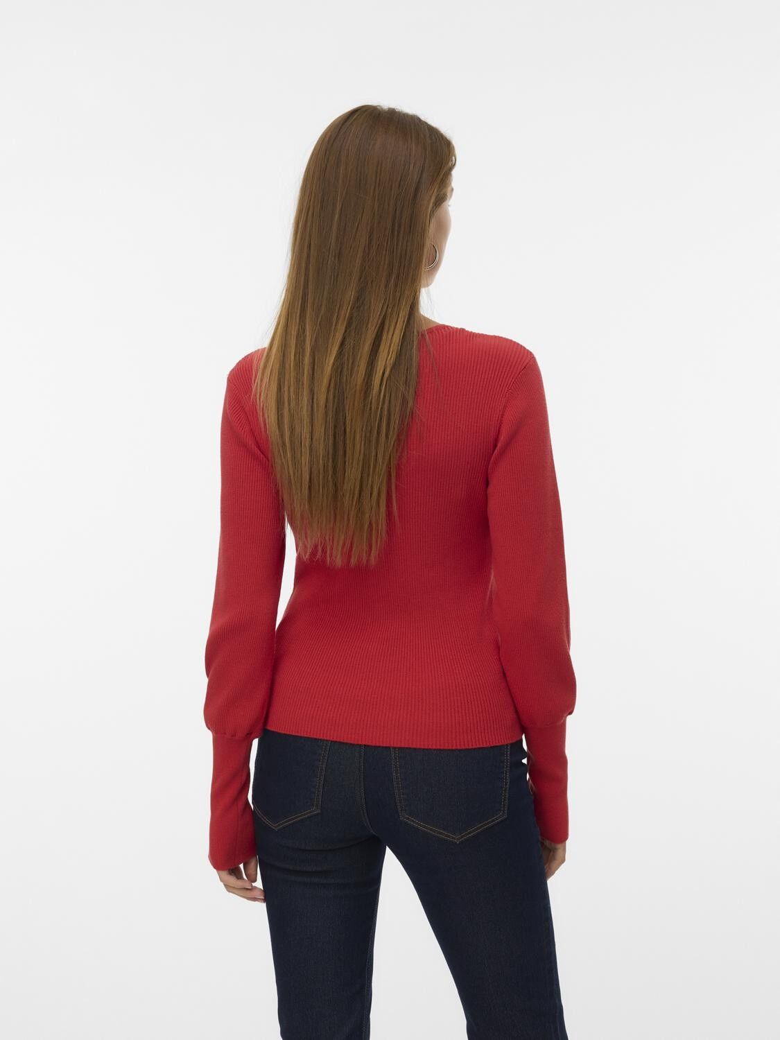 AWOAKLYNN LS O-NECK KNIT CARDIGAN