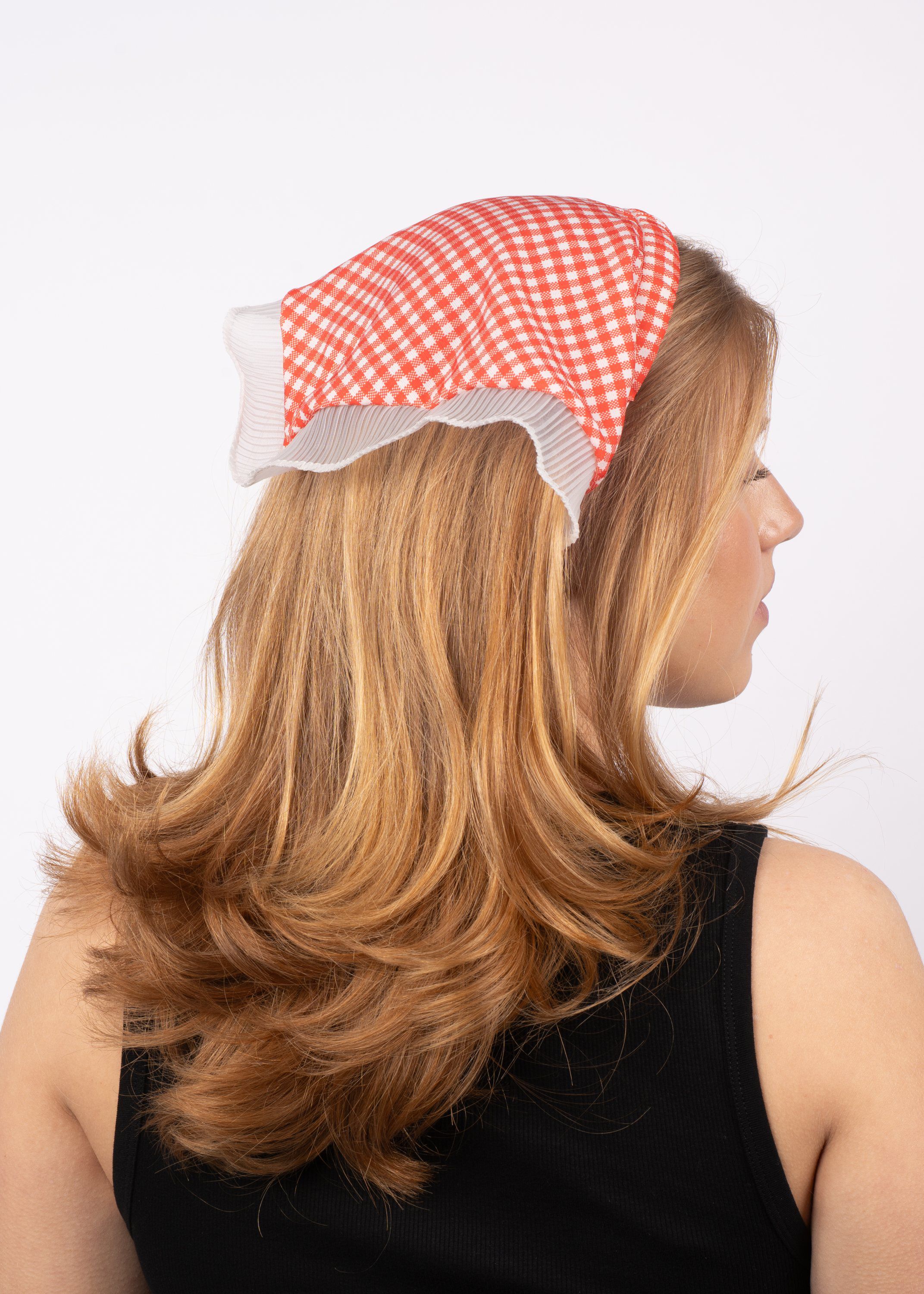 Checkered Headband // Hair Scarf