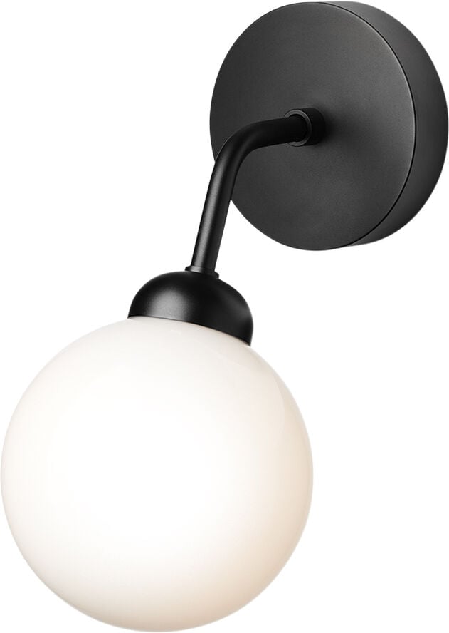 Apiales Wall, satin black / opal