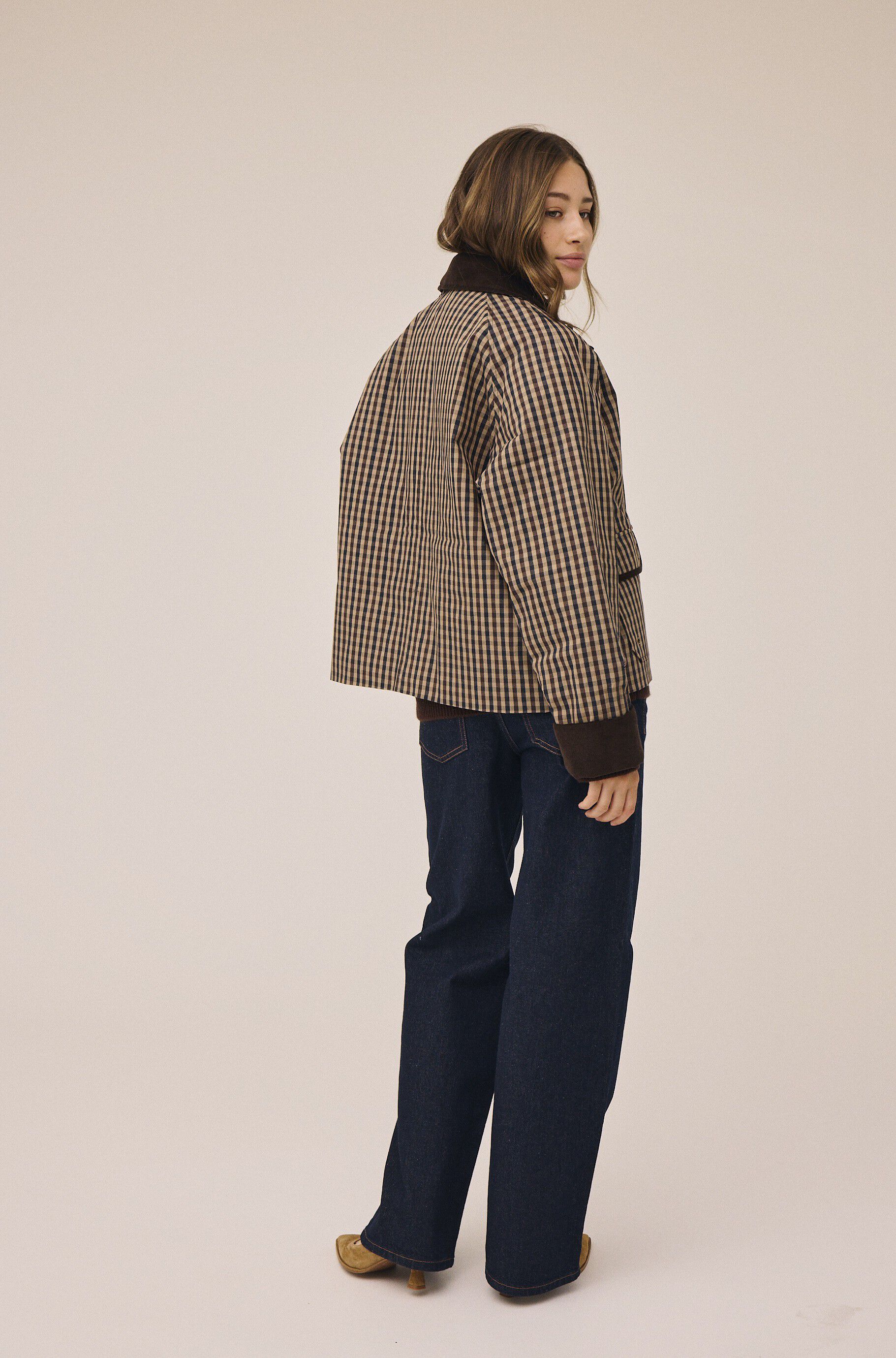 Emmy 9 Jacket with corduroy details - GRS