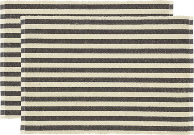 Bordstablett 33x48 2-pack Statement Stripe Ash