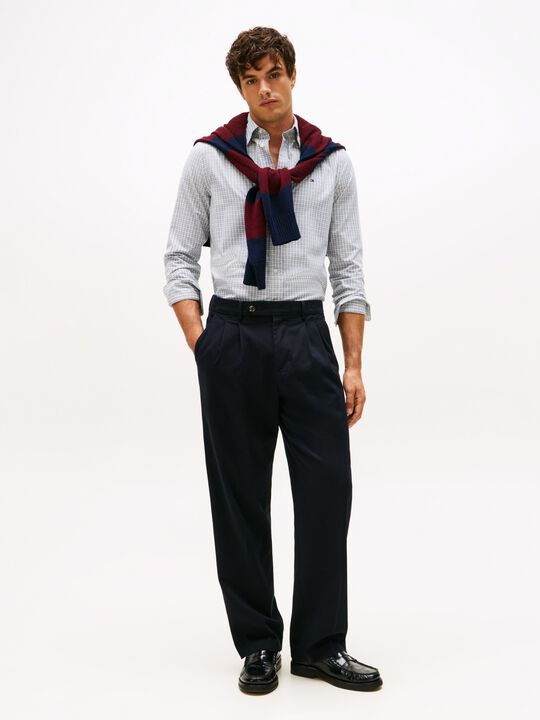 FLEX POPLIN MINI TARTAN RF SHIRT