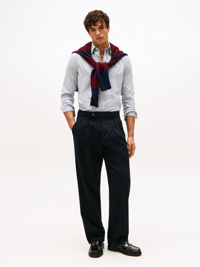 FLEX POPLIN MINI TARTAN RF SHIRT
