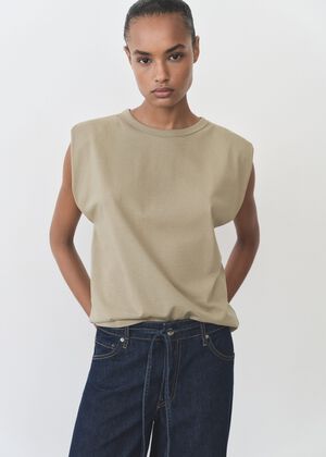 Short-sleeved cotton t-shirt