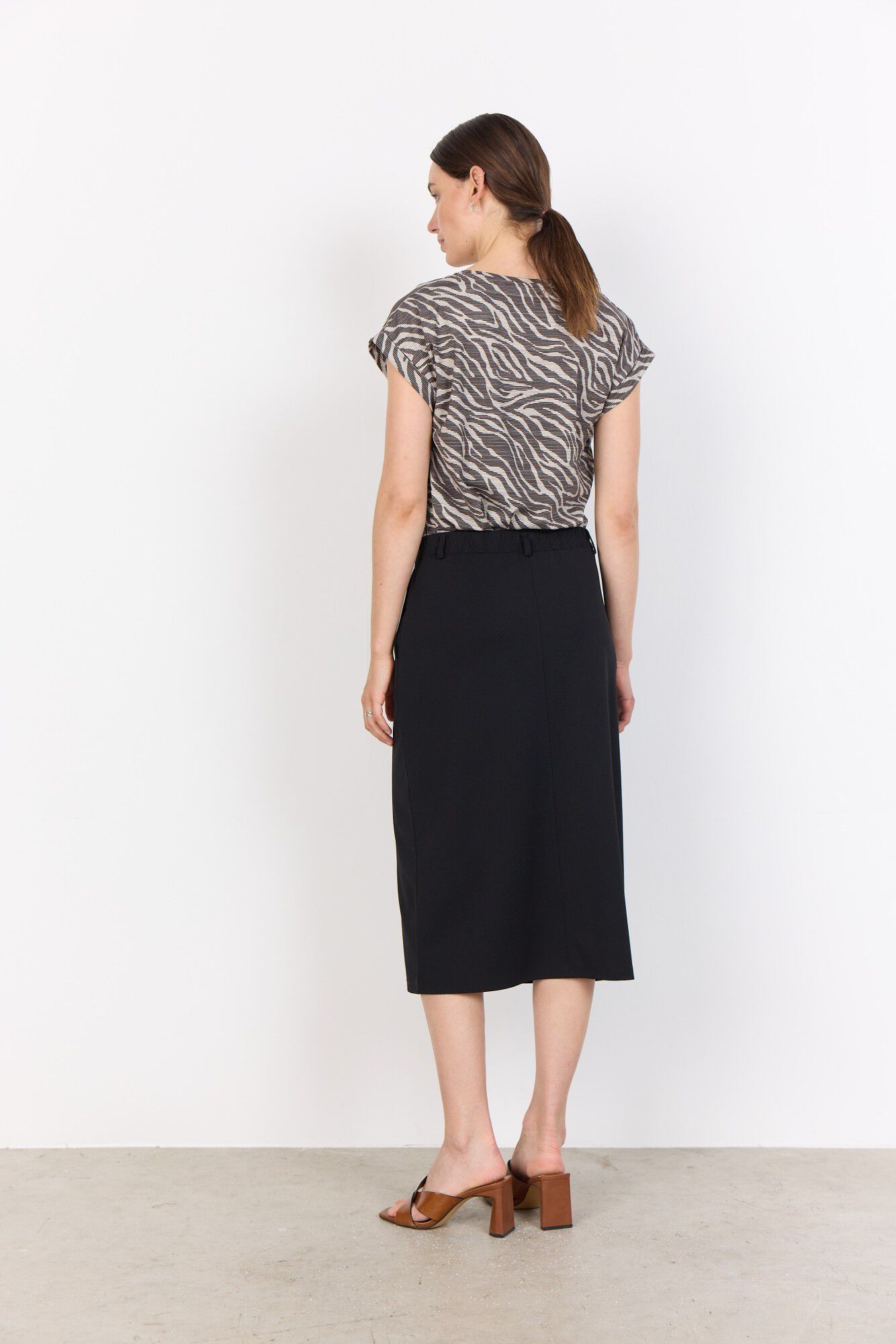 SC-GALINA 60 T-shirt M&oslash;rk brun