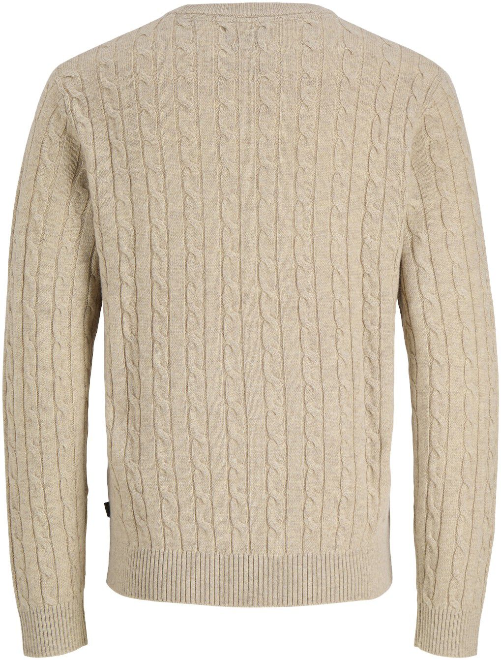 Jprblulambswool Knit Cable Crew Neck