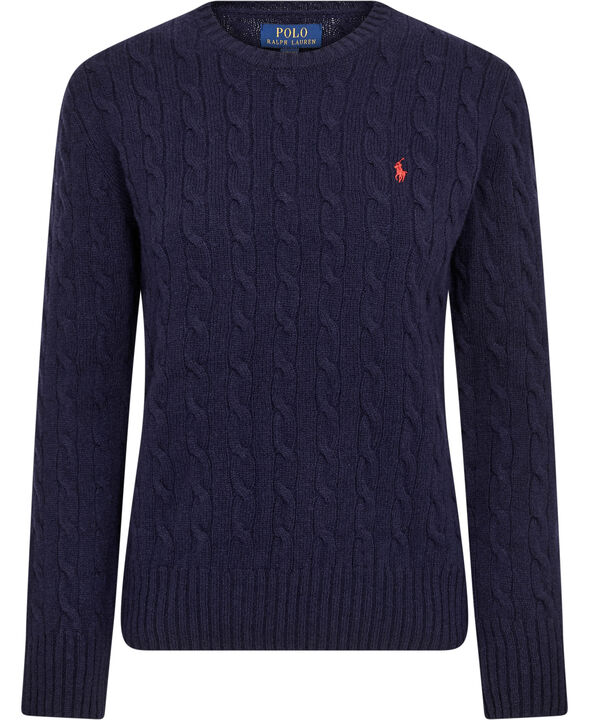 Cable-Knit Wool-Cashmere Sweater