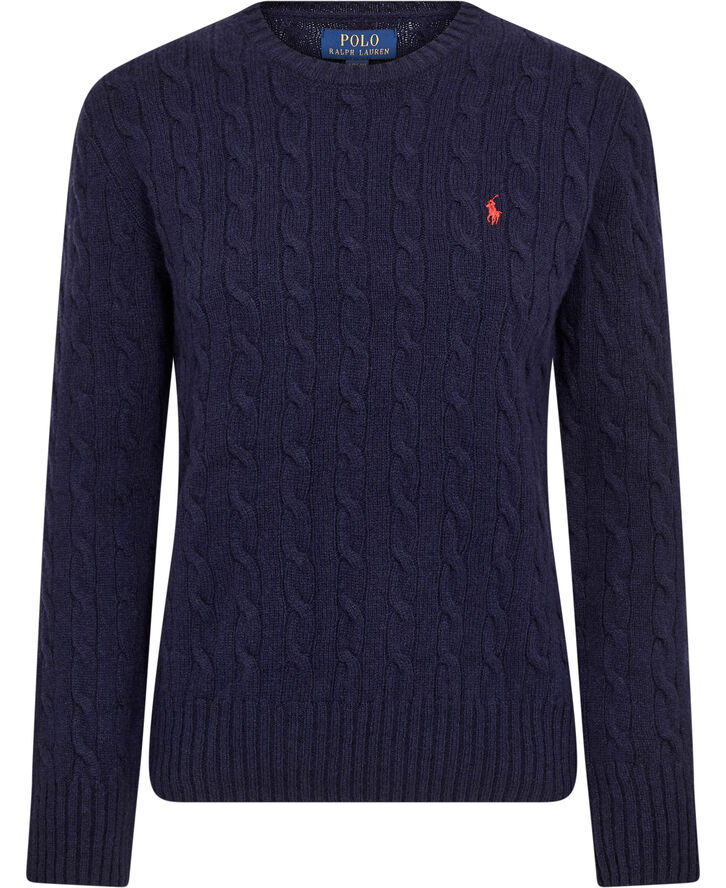 Cable-Knit Wool-Cashmere Sweater